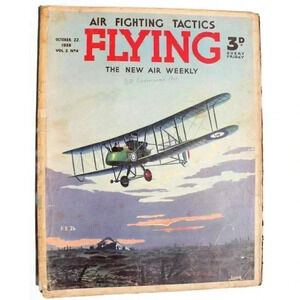 Vtg Oct 22, 1938 Flying Aviation Magazine Vol. 2 No. 4 Air Weekly